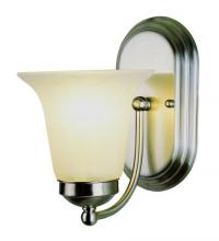 Trans Globe 3501 BN - 1LT BATH-MRBLZD/BELL GLASS